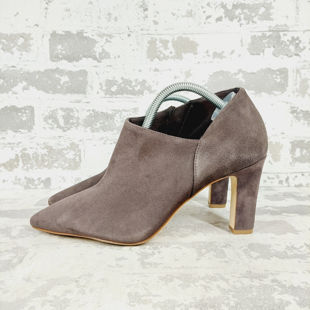 New Cole Haan Grand 360 Vestry Brown Suede Zip Up Ankle Booties B632